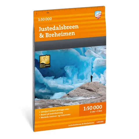 Jostedalsbreen Breheimen Calazo Turkart 1:50 000