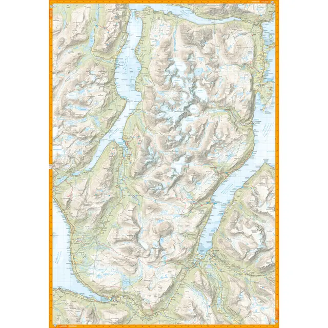 Lyngen Calazo Turkart 1:50 000 