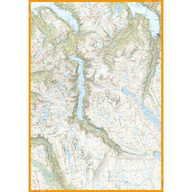 Romsdalen Eikesdalen Calazo Turkart 1:50 000 