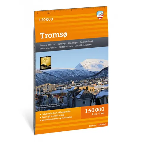 Troms&#248; Calazo Turkart 1:50 000