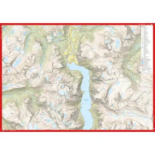 Isfjorden Eresfjord Calazo H&#248;yfjellskart 1:25 000 Romsdalen