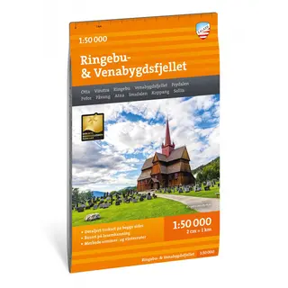 Ringebu Venabygdsfjellet Calazo Turkart 1:50 000