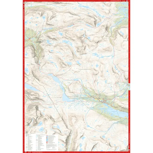 Sunndal Innerdalen Calazo Høyfjellskart 1:25 000 Trollheime 