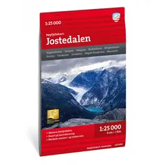 Jostedalen Calazo H&#248;yfjellskart 1:25 000