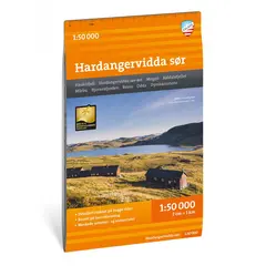 Hardangervidda s&#248;r Calazo Turkart 1:50 000