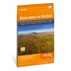 Beitost&#248;len Filefjell Calazo Turkart 1:50 000