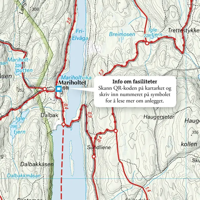 Oslo Østmarka Calazo Løypekart 1:20 000 