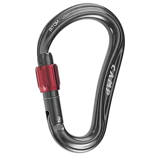 Skrukarabiner Camp Atom Lock Carabiner Gun Metal