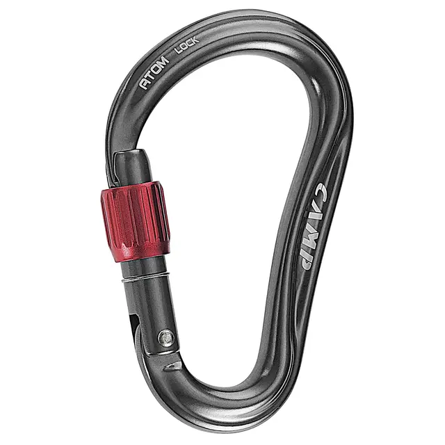 Skrukarabiner Camp Atom Lock Carabiner Gun Metal 