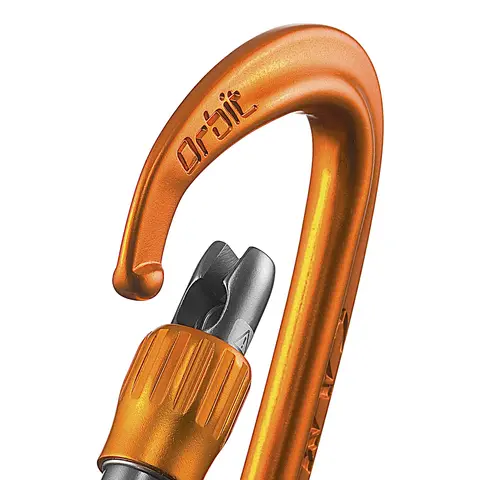 Skrukarabiner Camp Orbit Lock Carabiner Orange