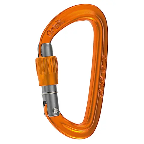 Skrukarabiner Camp Orbit Lock Carabiner Orange