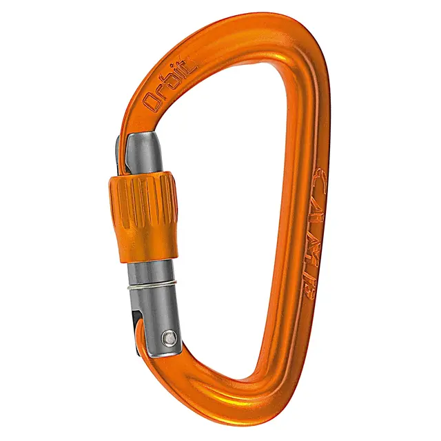 Skrukarabiner Camp Orbit Lock Carabiner Orange 