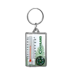 Termometer med kompass Coghlans Thermometer Compass Key Ring