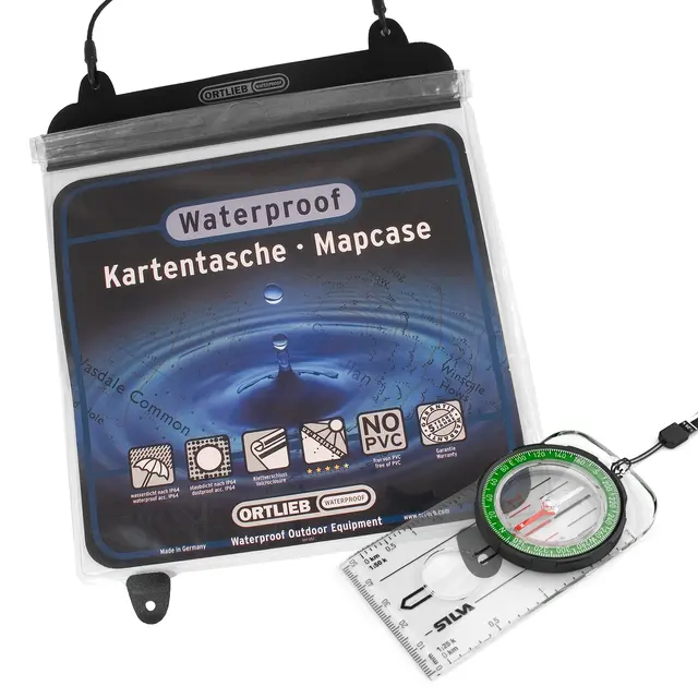 Kartmappe og kompass DNT Orienteringspakke Kit 