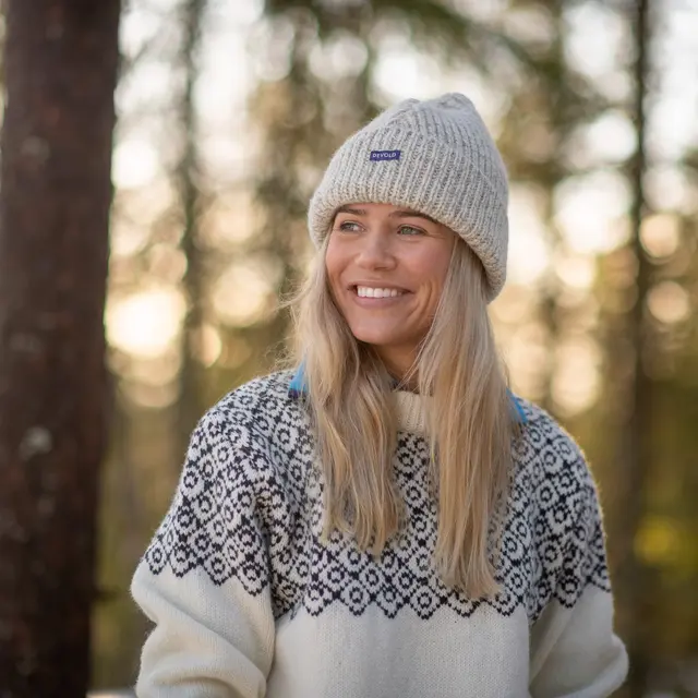 Genser S Devold Bjørnøya Wool Sweater U S 010 