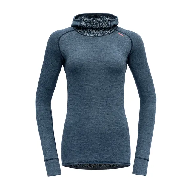 Hettegenser til dame S Devold Kvitegga Merino Hoodie W S 284 