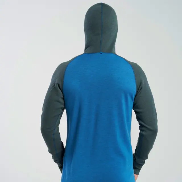 Hettegenser til herre S Devold Kvitegga Merino Hoodie M S 427 