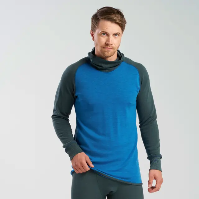 Hettegenser til herre S Devold Kvitegga Merino Hoodie M S 427 