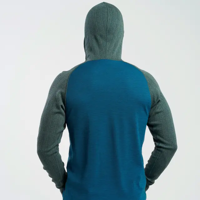 Hettegenser til herre S Devold Kvitegga Merino Hoodie M S 427 