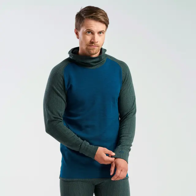 Hettegenser til herre S Devold Kvitegga Merino Hoodie M S 427 