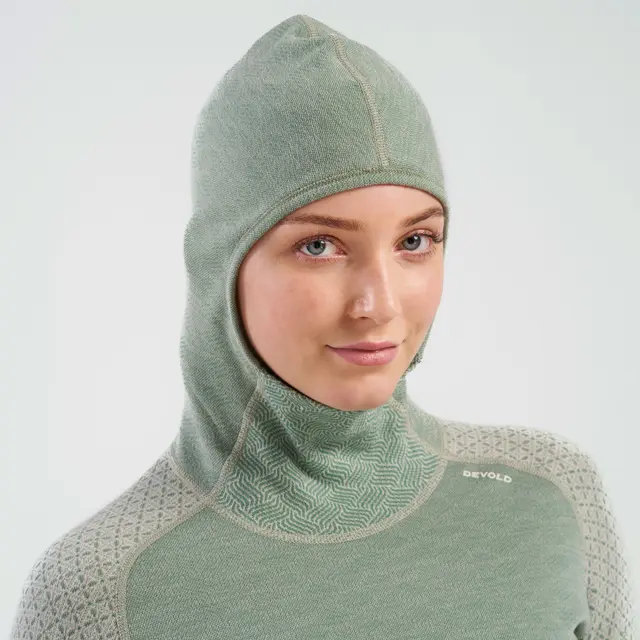 Hettegenser til dame S Devold Kvitegga Merino Hoodie W S 010 