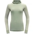 Hettegenser til dame Devold Kvitegga Merino Hoodie W 010