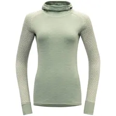 Hettegenser til dame S Devold Kvitegga Merino Hoodie W S 010