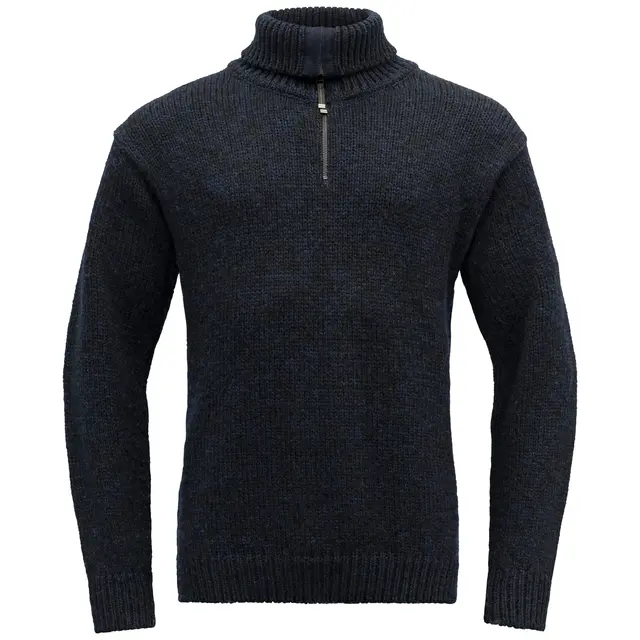 Genser M Devold Nansen Wool Zip Neck U M 280 