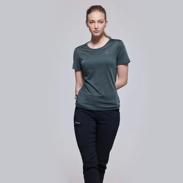 Skjorte til dame L Devold Valldal Merino Tee W L 427 