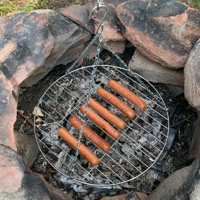 Grillrist med oppheng Eagle Foldable Cooking Grid 