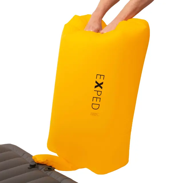 Pumpepose til Exped 89 liter Exped Schnozzel Pumpbag UL L Yellow 