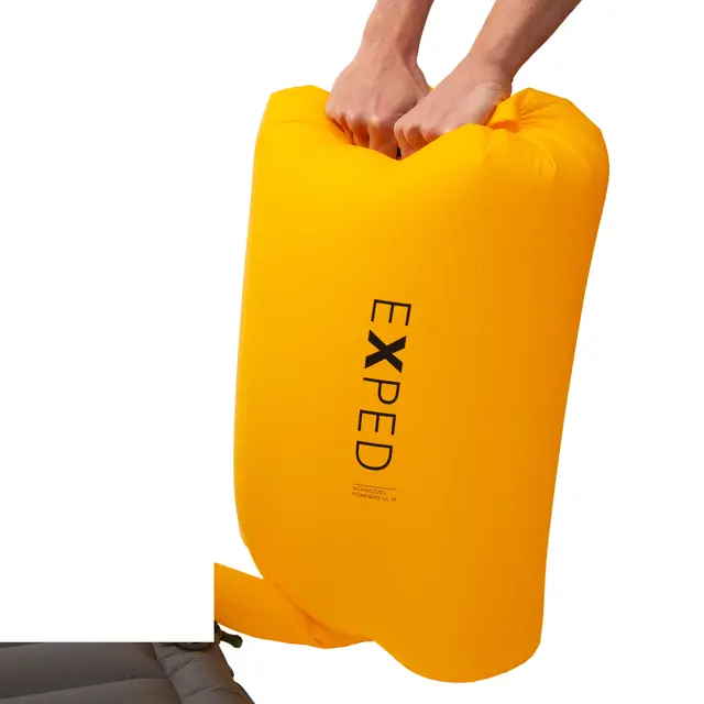 Pumpepose til Exped 43 liter Exped Schnozzel Pumpbag UL M Yellow 