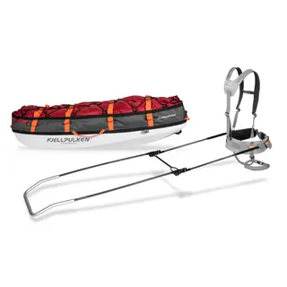 Pulkpakke 145 cm Fjellpulken Touring Kit 145 cm Red