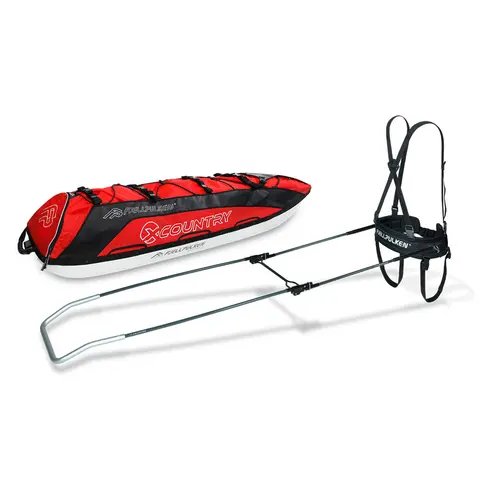 Pulkpakke 144 cm Fjellpulken Xcountry 144 cm Red