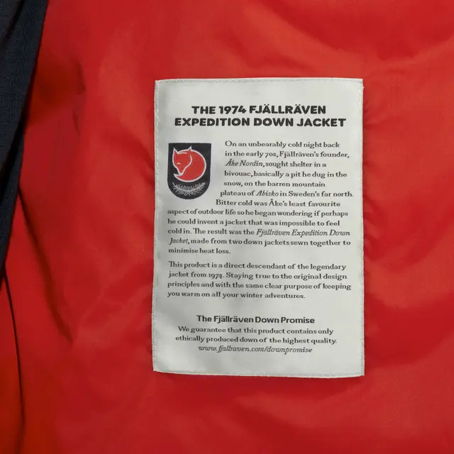 Dunjakke til herre L Fjällräven Expedition Down Hood M L 560 