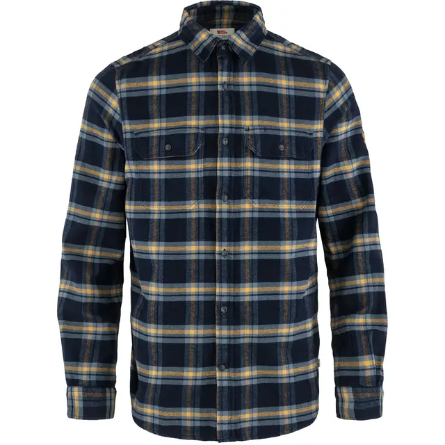 Skjorte til herre L Fjällräven Övik Heavy Flannel M L 555-23 