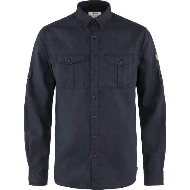 Skjorte til herre S Fjällräven Övik Travel Shirt M S 555 