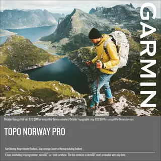 GPS-kart over Norge Garmin Topo Norway Pro