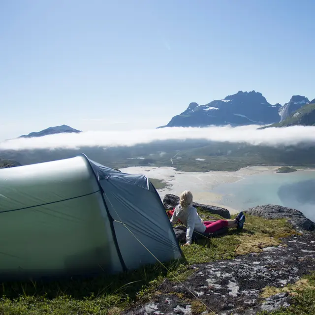 Tunnelltelt til 3 Helsport Lofoten Superlight 3 Camp Blue 