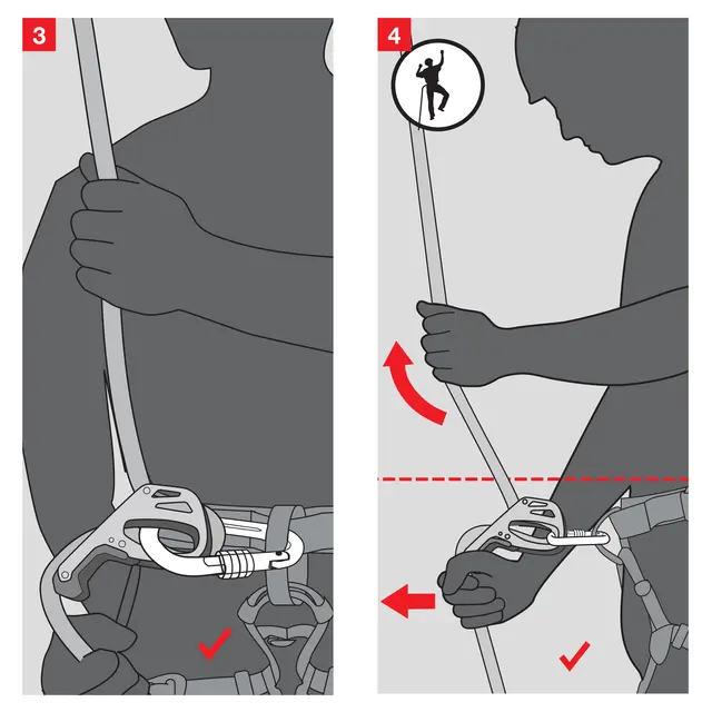 Halv-automatisk taubrems og karabiner Mammut Smart 2.0 Belay Package 0139 Grey 