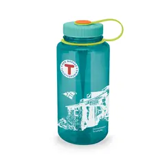 DNT-flaske Gaustatoppen Turisthytte Nalgene Wide Sustain 1 liter Cerulea DNT