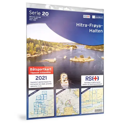 Hitra-Fr&#248;ya-Halten Nordeca B&#229;tsport 1:50 000 14020