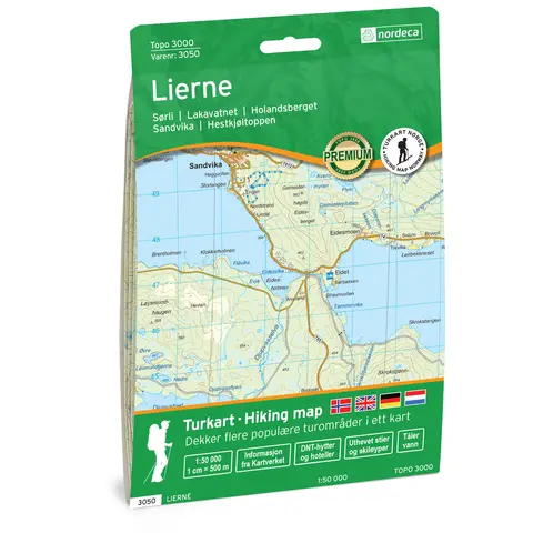 Lierne Nordeca Topo 1:50 000 3050