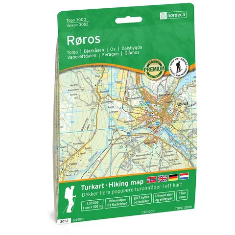 R&#248;ros Nordeca Topo 1:50 000 3052