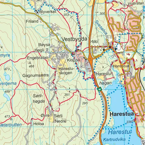 Romeriks&#229;sene Nordeca Topo 1:50 000 3053