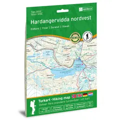 Hardangervidda nordvest Nordeca Topo 1:50 000 3056