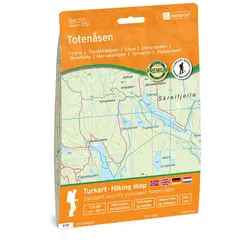 Toten&#229;sen Nordeca Topo 1:25 000 3751