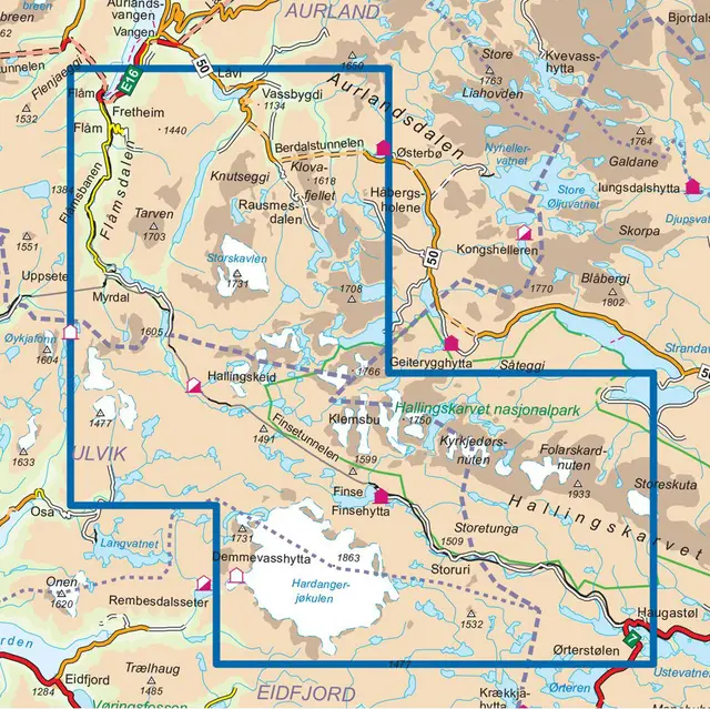 Rallarvegen Sykkelkart Nordeca Sykkel 4001 Rallarvegen 