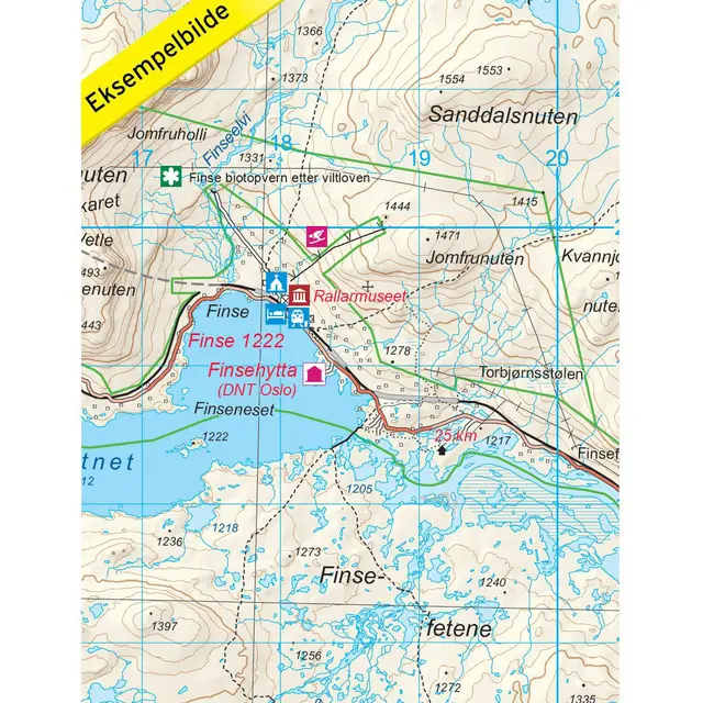 Rallarvegen Sykkelkart Nordeca Sykkel 4001 Rallarvegen 