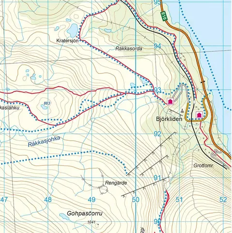 Sverige: Kungsleden-Abisko Nordeca Sverige 7001 Kungsleden-Abisko